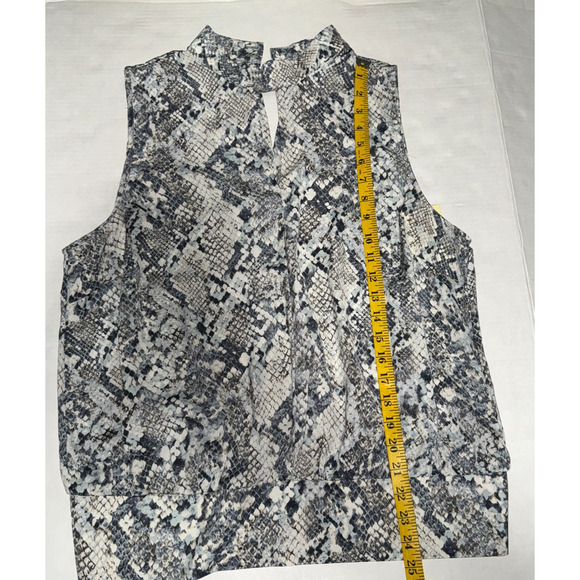 Liverpool Los Angeles Womens XL Top Maximalist Animal Snakeskin Print Multicolor - Picture 4 of 7